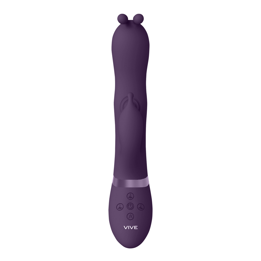 Gada - Vibrerende Bunny Ear G-Spot Rabbit met Pulse Wave Shaft - Afbeelding 3