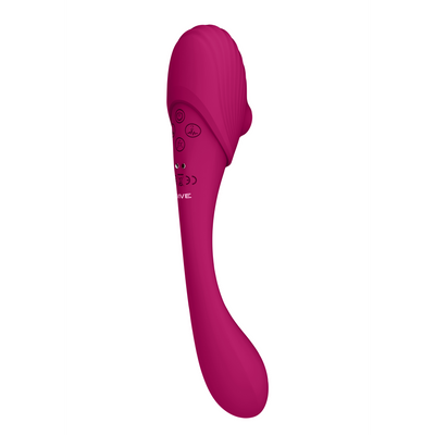 Mirai - Dubbelzijdige Pulse Wave Air Wave Buigbare Vibrator