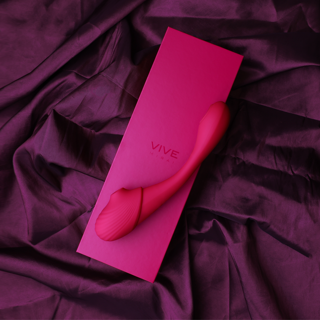Mirai - Dubbelzijdige Pulse Wave Air Wave Buigbare Vibrator - Afbeelding 6