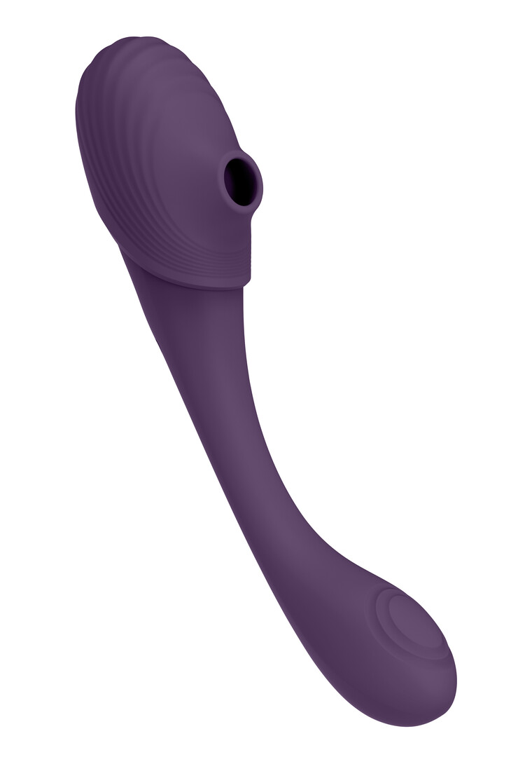 Mirai - Dubbelzijdige Pulse Wave Air Wave Buigbare Vibrator - Afbeelding 5
