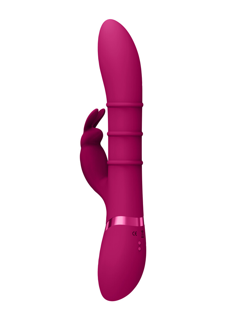 Sora - Up Down Stimulerende Ringen, Vibrerende G-Spot Rabbit - Roze - Afbeelding 4