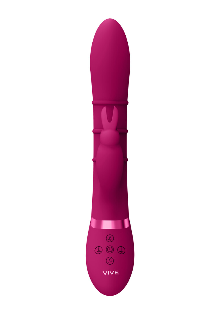 Sora - Up Down Stimulerende Ringen, Vibrerende G-Spot Rabbit - Roze - Afbeelding 5