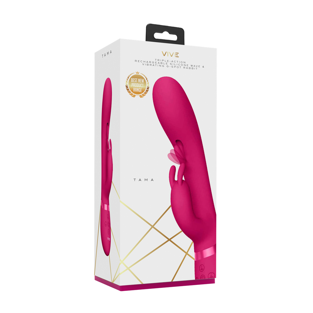 Tama - Wave Vibrating G-Spot Rabbit - Roze - Afbeelding 2