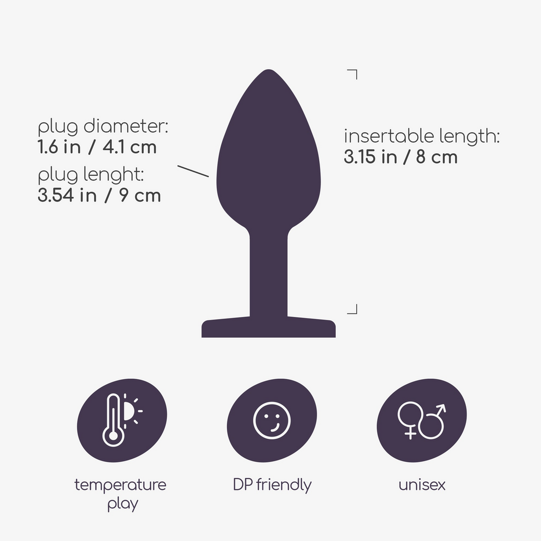 Bijou - Anale Sieraad Plug - Groot - Zwart - Afbeelding 6