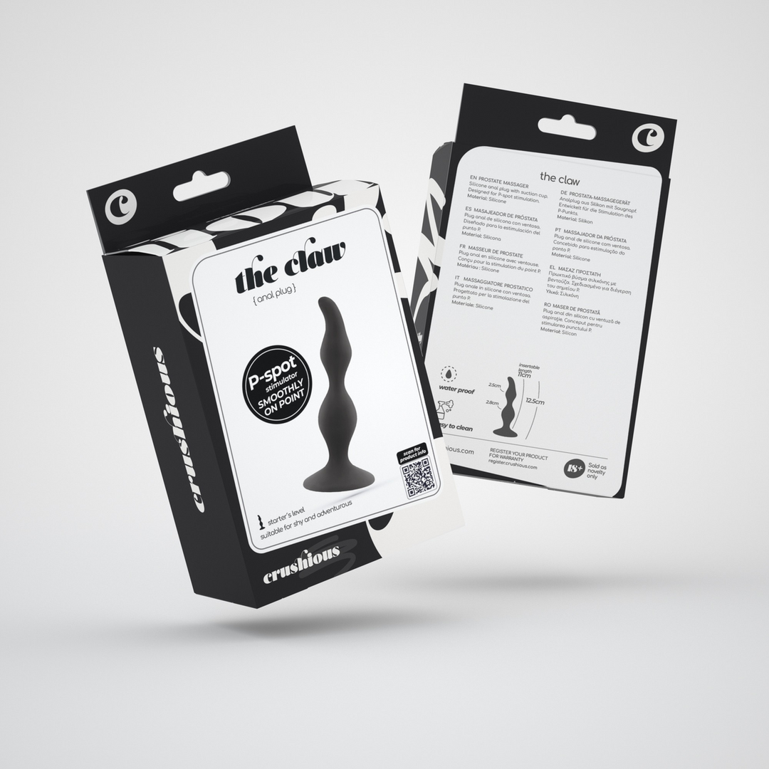 The Claw - Prostaat Massager Plug - Zwart - Afbeelding 2