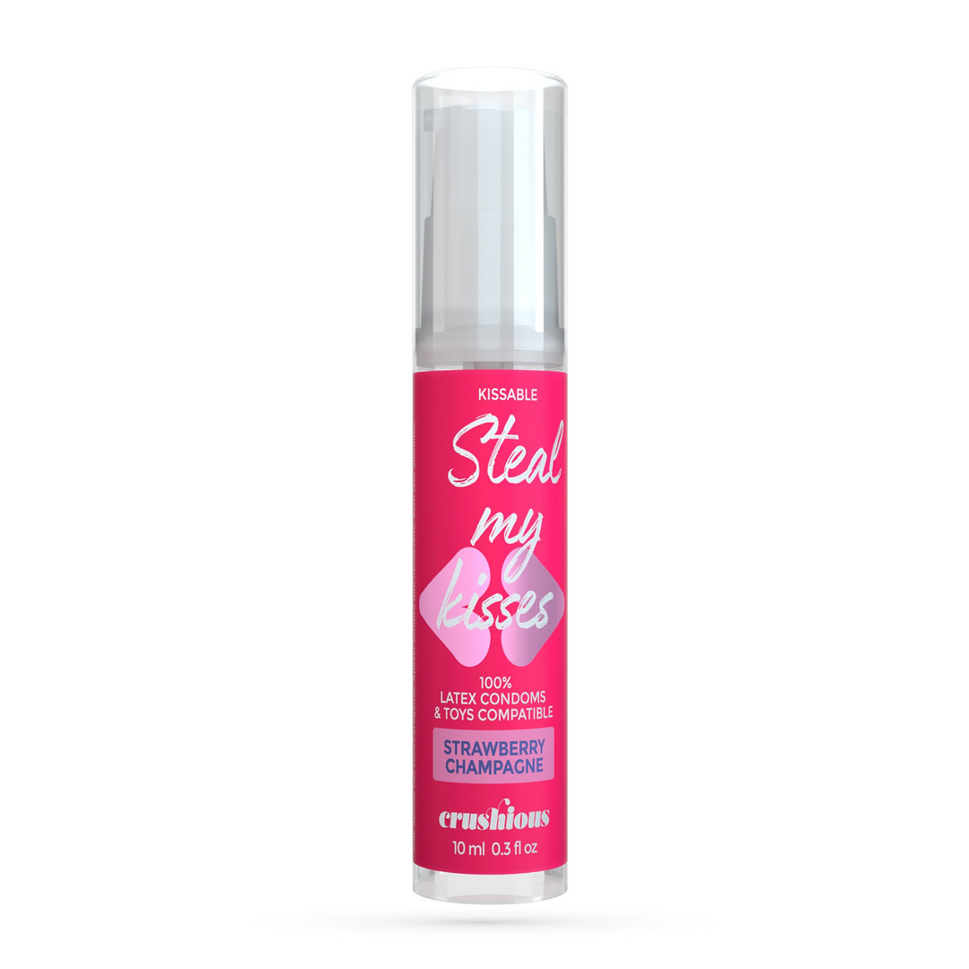 Steal My Kisses - Glijmiddel - Aardbeien Champagne Smaak - 0,3 fl oz / 10 ml - Afbeelding 7