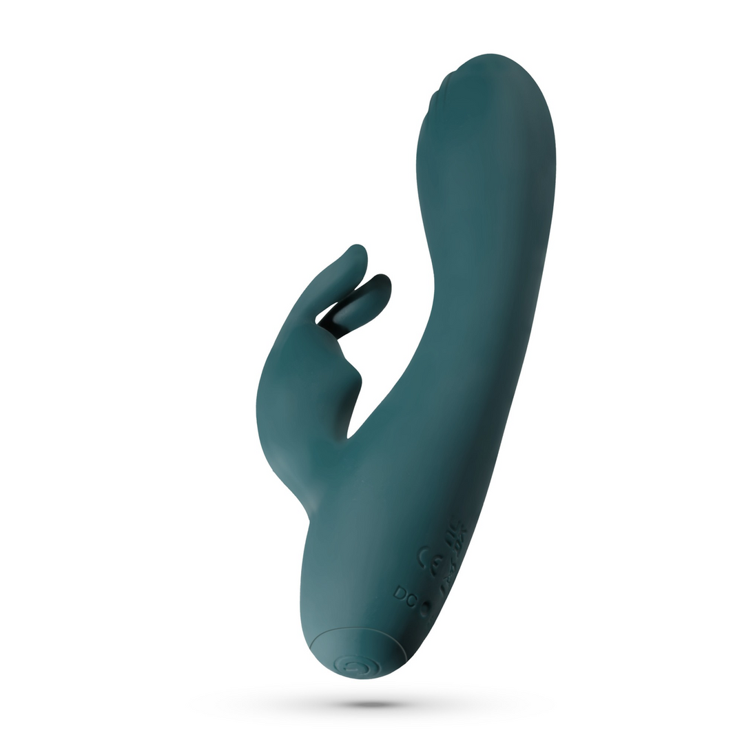 Lola - Mini Konijn Vibrator - Smaragd - Afbeelding 3