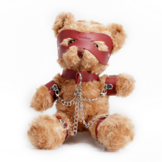 Crushito - Bondage Teddybeer - 31 cm - Rood