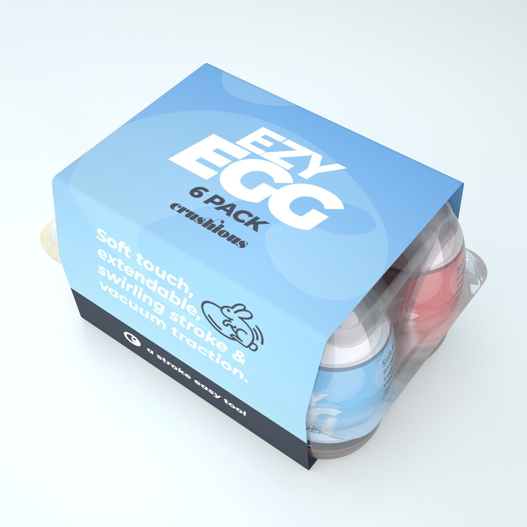 Ezy Egg - Masturbator Ei - 6 Stuks - Multicolor - Afbeelding 2