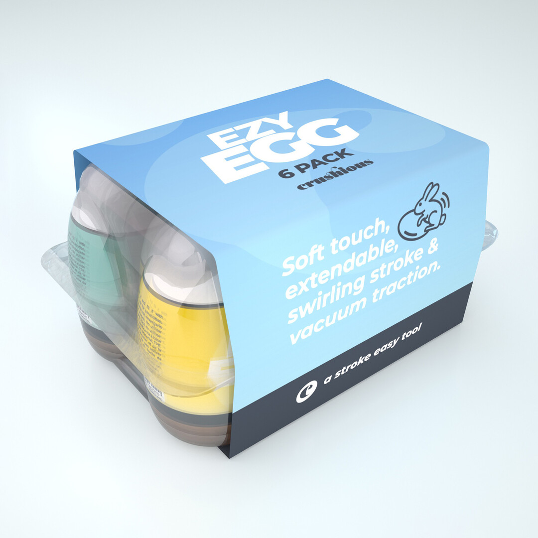 Ezy Egg - Masturbator Ei - 6 Stuks - Multicolor - Afbeelding 3