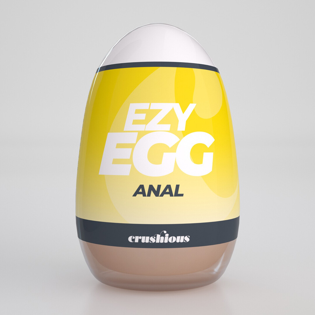 Ezy Egg - Masturbator Ei - Anaal - Geel - Afbeelding 2