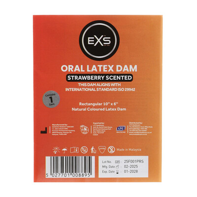 EXS Monddam - Aardbei - 1 Stuk