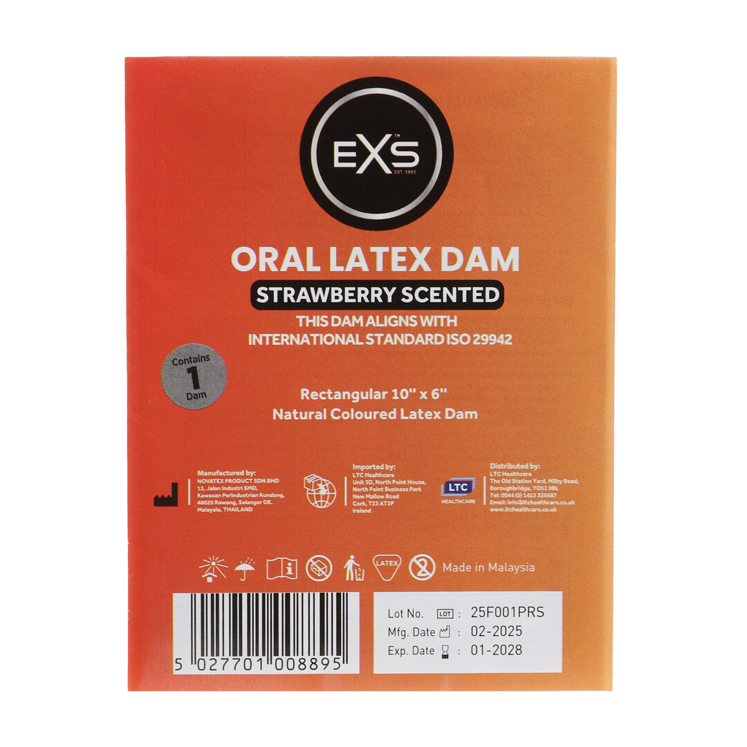 EXS Monddam - Aardbei - 1 Stuk - Afbeelding 3