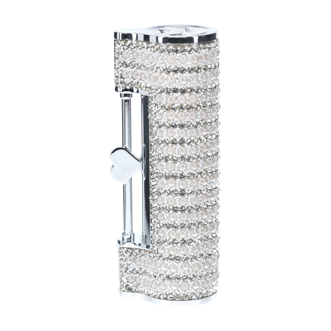 Angel - Lipstick Vibrator with 4 Attachments - Clear - Afbeelding 5
