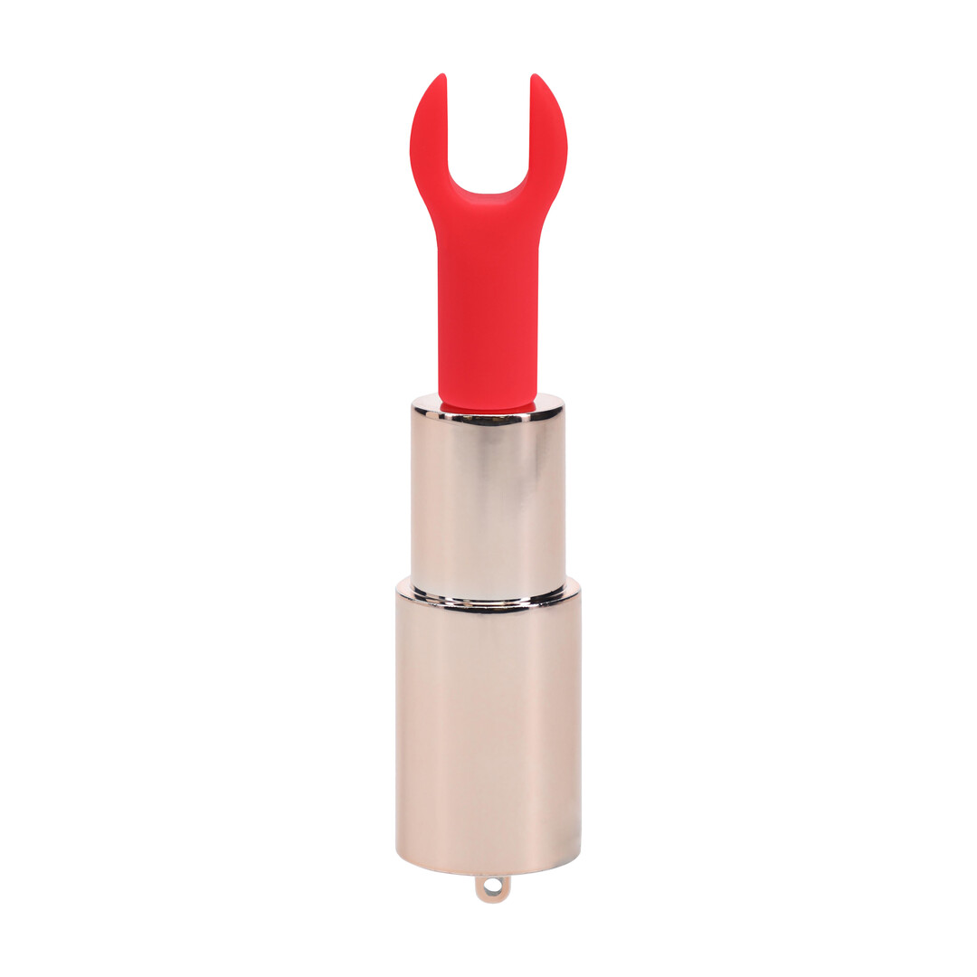 Tiffany - Lipstick Vibrator with 4 Attachments - Pink - Afbeelding 4
