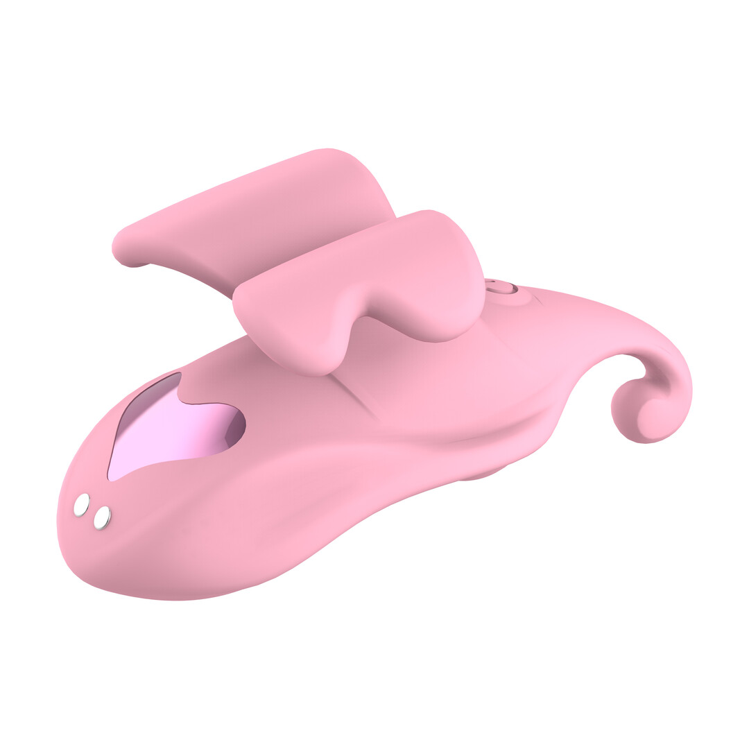 Vinger Dubbele Vibrator - Roze - Afbeelding 5