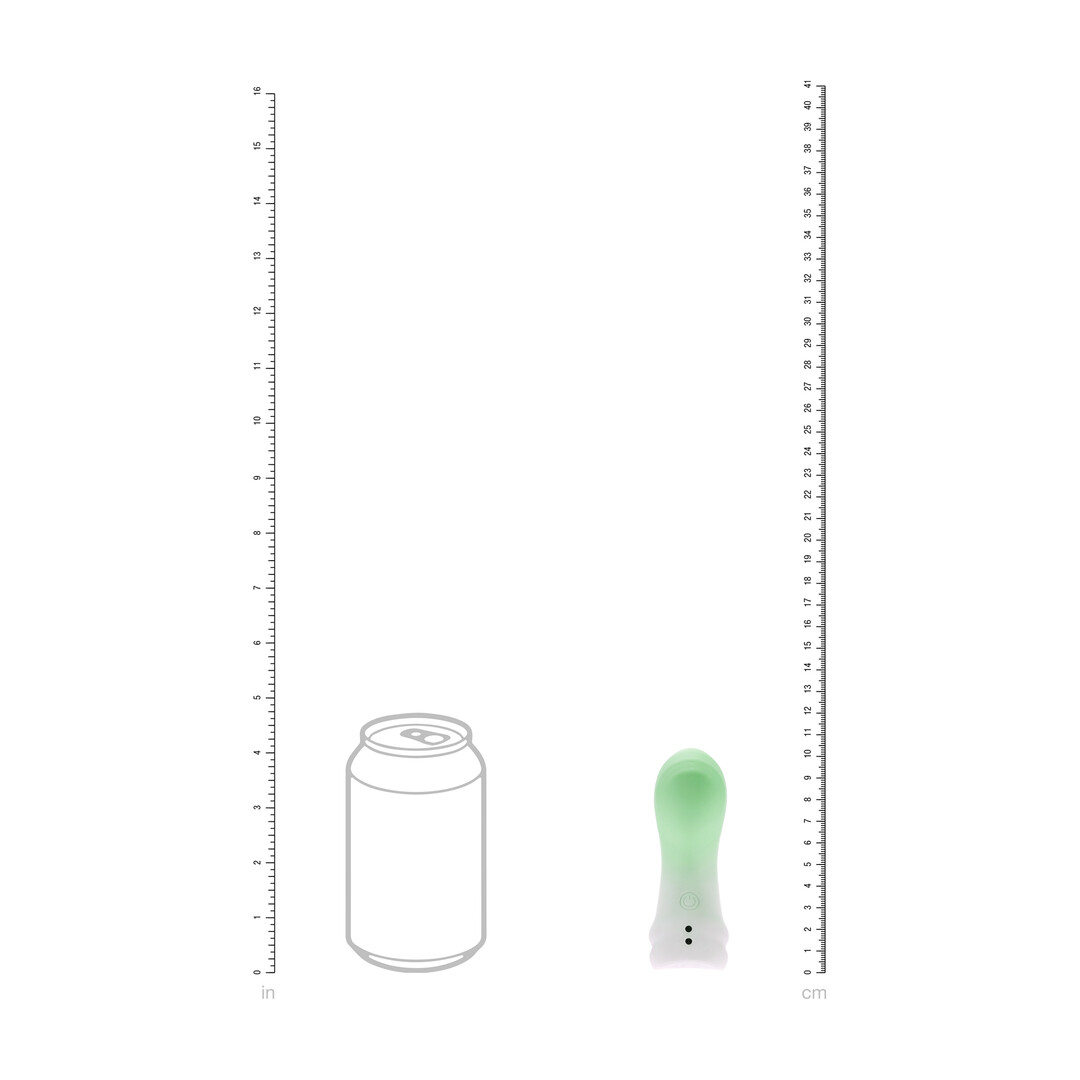 Zachte Vinger Vibrator - Misty Green - Afbeelding 7