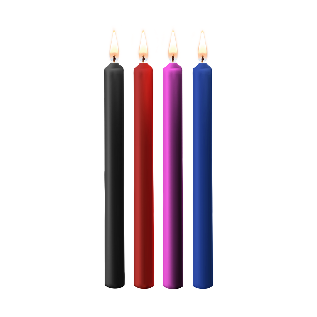 Teasing Wax Kaarsen - 4 Stuks - Groot - Multicolor - Afbeelding 6